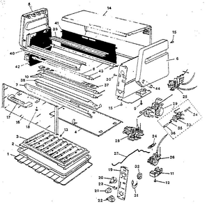 Diagram Diagram and Parts List for TR050  Black and Decker Toaster Oven